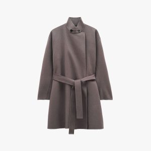Oversized Wool Wrap Coat Jacket