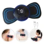 Portable USB Neck Massager Electric Neck Massager Automatic Massage Enhancer Mini Cervical Massager EMS Lymphatic Drainage Massage with Cable ( default, Standard ).