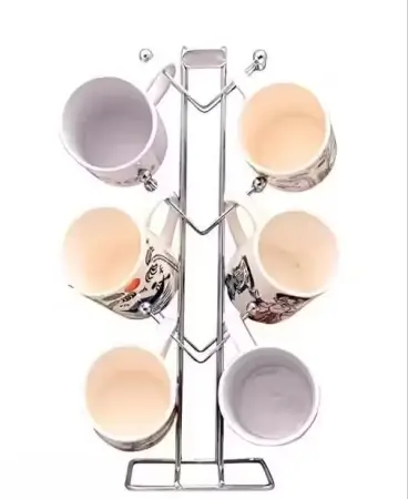 4xgx9xbxzFPw1OWRUd3IkQ2HrPUQmGayZHYC0gmu.webp Stainless Steel Cup Stand – 12 Hook Coffee Cup Holder ( default, OS )