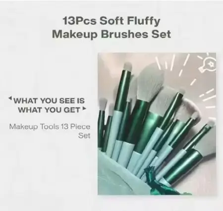 6xkTlYGJWcypCm5Z1fbQkwfNZ0aL1PaUhzI22lOF.webp Professional FIX+ Makeup Brushes Green Colour Set of 13PCS ( green, OS )