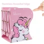 Kids Bookends Bookcase Student Metal Adjustable Book Racks Books Holder Desktop Organizer Bookshelf ( pink, OneSize )