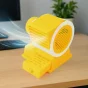 Mini Dual-Blade USB Table Fan with Fragrance Tray – Portable Personal Cooling Fan ( default, OS )