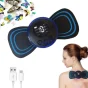 Portable USB Neck Massager Electric Neck Massager Automatic Massage Enhancer Mini Cervical Massager EMS Lymphatic Drainage Massage with Cable ( default, Standard ).