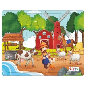 Dream Land 50pc Acrylic Puzzle Interactive & Educational, Safe & Durable for Kids ( multicolor, Standard )