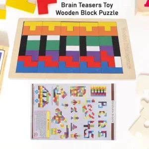 Wooden Blocks Puzzle Children's Educational Toys ( default, Standard ).