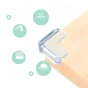 Pack of 12 pcs Silicon Corner Protector for Sharp Edges, Edge Protector for Furniture, Table Corner Guards for Sharp Edges, Baby Proofing Edge & Corner Guards (12 pcs, Transparent) ( default,