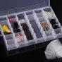 Multipurpose Plastic Jewellery Organizer 36 Grid Transparent Box ( default, Standard )