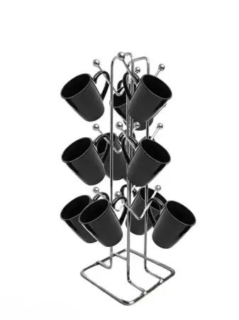 YZqoWqfa7Vz9LFUiWsteVQtOVYde9zZcAsZ5nxH4.webp Stainless Steel Cup Stand – 12 Hook Coffee Cup Holder ( default, OS )