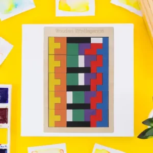 Wooden Blocks Puzzle Children's Educational Toys ( default, Standard ).