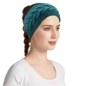 Winter Headbands for Women ( green, OS )