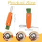 3 in 1 Multifunctional Cleaning Brush Mini Glass Cover Cleaning Brush Bottle Cleaning Brush Set Cup Cleaner Brush Bottle Cap Detail Brush for Bottle Cup Cover Lid Home Kitchen Washing Tool (1