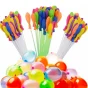 Holi Magic Water Balloons 111 pcs (Multicolor) | Automatic Fill & Tie ( default, Standard ).