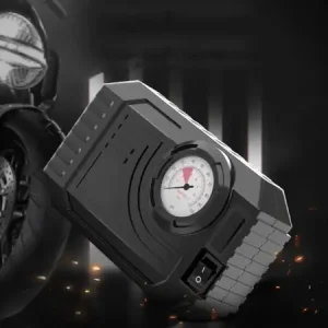 Tire Inflator Portable Air Compressor 12V Small Air Pump for Car Tires Bicycle Balloons, Cars, Bike, Bicycles and Other Inflatables with LED Light (12V) ( default, SMALL ).