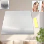 Square Acrylic Mirror Wall Sticker 30x30 cm, Self-Adhesive Plastic Mirror for Home & Bathroom Decor ( silver, Standard ).