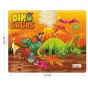 Dinosaurs Theme 50-Piece Wooden Puzzle for Kids Colourful, Durable & Educational (8x10 inches) ( multicolor, Standard )