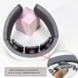 6-Head Smart Electric Neck and Back Massager with Heat Therapy and Adjustable Intensity - Portable Wireless Cervical Vertebra Pain Relief ( default, Standard ).