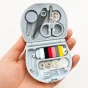 Mini Travel Sewing Kit for Beginners with Threads & Scissors ( default, Standard ).