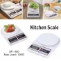 Digital Kitchen Weighing Machine with Backlit LCD Display ( white, OS )