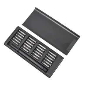 24-in-1 Precision Screwdriver Set with Magnetic Handle for Electronics, Phones, Watches, and Laptops Compact Repair Tool Kit for iPhone, MacBook, Tablets, Game Consoles, and More ( default).