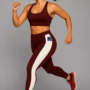 Premium Quality Activewear Yoga Tights | Mid-Waist Gym Pants | Stretchable Workout Wear for Girls or Women ( default, S )