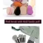 Professional FIX+ Makeup Brushes Green Colour Set of 13PCS with Beauty Blender ( default, OS )