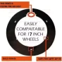 Bike Wheel Cover for 17 inch Wheel for Pulsar 150 & Universal Bike 4Pcs Set – Bike Accessories ( black, OS )