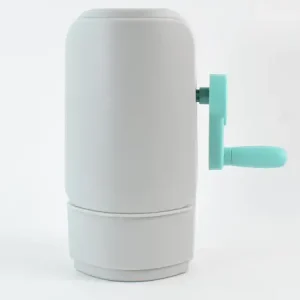 Manual hand-crank peanut sheller machine with built-in filter separator and storage portable household nut cracker - Durable Plastic ( default, OS ).